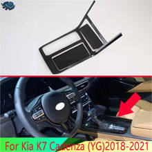 Para kia k7 cadenza (yg) 2018-2021 abs painel de mudança de engrenagem center console capa guarnição quadro estilo do carro adesivo 2024 - compre barato