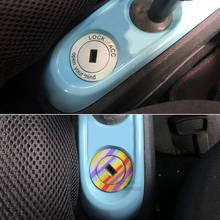 Car Styling Luminous Car Ignition Keyhole Ring Decoration Cover Stickers For Smart 451 Fortwo Auto Accessories 2024 - buy cheap