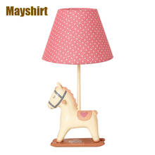 Resin Horse Table Lamps Children's Room Bedside Lamp Modern Nordic Animal Stand Light Fixtures Kids Study Living Room Home Decor 2024 - buy cheap