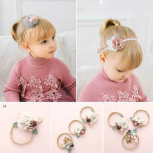 Cute Newborn Baby Flowers Headband Elastic Princess Ribbon Headbands Kids Children's Hair Sweet Accessories Gifts 2024 - buy cheap