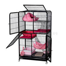 Cat Cage Luxury  Villa Home Double-layer Three-layer Four-layer Pet  House Large    Litter Indoor 2024 - buy cheap