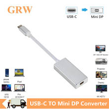 Grwibeou-Cable USB tipo C a Mini Displayport, convertidor para Apple Macbook Pixel 4k, USB tipo c a Mini DisplayPort 2024 - compra barato