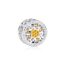 Fits Pandora Bracelet Genuine 925 Sterling Silver Sunshine Charms Beads for Jewelry Making Women Gift kralen berloques Wholesale 2024 - buy cheap
