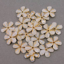 10pcs/Lot 28mm  Flower Design Acrylic Rhinestone, Crystal Cabochons, Jewelry Accessories For Diy Alloy Decoration 2024 - buy cheap