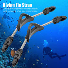1 par de alças de mola para mergulho, cintas de mola de aço inoxidável para snorkeling, aletas de mola de mergulho com fivela de liberação rápida, 1 par 2024 - compre barato