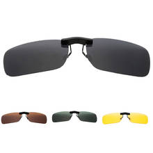 1Pc Unisex Polarized Clip On Driving Glasses Sunglasses Day Vision UV400 Lens Driving Night Vision Riding Sunglasses Clip 2024 - buy cheap