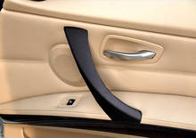 Capa para maçaneta da porta do carro, cobertura de couro, com revestimento, para bmw série 3, e90/320li/2006, 2012 2024 - compre barato