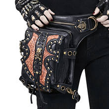 Steampunk Women Waist Bag Motorcycle Drop Leg Bags for Male Punk Rock Thigh Belt Hip Bag Messenger Shoulder Crossbody Back Pack 2024 - buy cheap