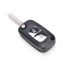 Откидная оболочка ключа дистанционного управления для RENAULT Clio Megane Kangoo Modus 2 BTN Fob чехол 2024 - купить недорого
