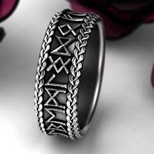 Винтажное кольцо унисекс из цинкового сплава таинственный Шарм резьба панк кольцо для мужчин подарок женские кольца, бижутерия бесплатная доставка 2024 - купить недорого