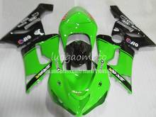 Kits de carrocería de inyección, molde de carenado para KAWASAKI Ninja ZX6R 05 06 verde y negro, ZX 6R 636 ZX 6R 636 2005 2006, juego de carenados 2024 - compra barato