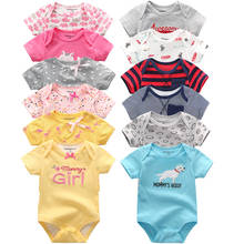 Baby clothes sets 2021 short sleeve baby rompers Fashion Newborn Jumpsuits infant baby girl outfit Roupas de bebe clothing 2024 - buy cheap