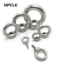 2PCS M3 M4 M5 M6 M8 304 Lifting eye bolts DIN580 and Eye Nut BIN582 Marine Lifting  Ring Nut Loop Hole for Cable Rope Lifting 2024 - buy cheap