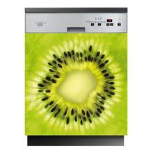 Wholesale 3D Art KIWI Slice SelfAdhesive Dishwasher Refrigerator Freeze Sticker Kid's Art Fridge Door Cover Wallpaper 2024 - buy cheap