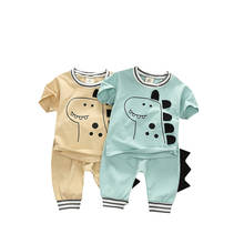 Fashion Baby Boys Clothes Summer Children Cotton Printed T-shirt Shorts 2Pcs/sets Infant Cartoon Outfit Kids Toddler Tracksuits 2024 - buy cheap