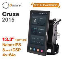 1920*1080 Ownice Android 10.0 for Chevrolet Cruze 2015 Car Radio Auto Multimedia Video Audio head Unit 13.3" IPS Rotatable 2024 - buy cheap