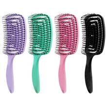 Anti Klit Hairbrush Women Female Hair Scalp Massage Comb Bristle&nylon Hairbrush Wet Curly Detangle Hair Brush For Salon 2024 - buy cheap