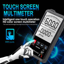 KKM128-multímetro Digital con pantalla táctil de 4,7 pulgadas, medidor de resistencia de capacitancia de frecuencia de voltaje, multímetro ultrafino 2024 - compra barato