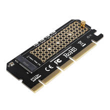 M.2 NVMe SSD NGFF TO PCIE 3.0 X16 Adapter With LED M Key Interface Card Suppor PCI Express 3.0 X4 2230-2280 2024 - buy cheap