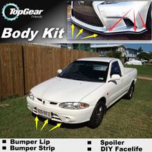 Bumper Lip Deflector Lips For Proton Arena / Jumbuck Front Spoiler Skirt For TopGear Friends Car View Tuning / Body Kit / Strip 2024 - buy cheap