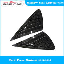 Baificar-nuevos accesorios de alta calidad para coche, 1 par de rejillas laterales para ventana, ventilación para Ford Focus Mustang 2012-2018 2024 - compra barato