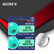 2pc Sony 100% Original 379 SR521SW D379 SR63 V379 AG0 Watch Battery Button Coin Cell MADE IN JAPAN 100% Original Brand 2024 - buy cheap