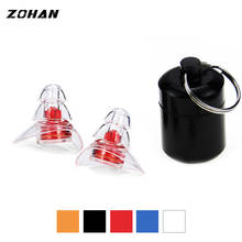 ZOHAN One Pair Soft Silicone EarPlugs Professional music Ear Plugs Washable Reusable Hearing Protection Noise Reduction Ear Plug 2024 - buy cheap