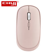 CHYI Wireless Bluetooth Optical Mouse Dual Mode 2.4Ghz Mause 4 Buttons Computer Gamer 1000-1200-1600DPI Mice For PC Laptop Mac 2024 - buy cheap