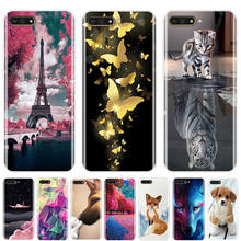 Phone Case For Huawei Y3 Y5 Y6 Y7 2017 II Pro Silicone Soft TPU Cute Animals Back Cover For Huawei Y5 Y6 Y7 Prime 2018 Y9 2019 2024 - compre barato