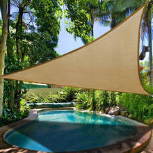 Waterproof Sun Shelter Triangle Sunshade Outdoor Canopy Garden Patio Pool Shades Sail Awning Camping Shade Cloth Large 2024 - купить недорого