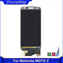 AMOLED для Motorola MOTO Z Droid Edition XLTE XT1650 ЖК-дисплей сенсорный экран черный/белый для Motorola Z оригинальный ЖК-экран 2024 - купить недорого