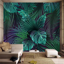 Milofi-papel tapiz 3D personalizado, monstera mural de hoja de palma, hoja verde, fondo moderno, pared, sala de estar, dormitorio, decoración, pintura wa 2024 - compra barato