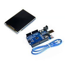ЖК-модуль 3,5 дюймовый TFT ЖК-экран 3,5 дюйма + UNO R3 REV3 MEGA328P плата для Arduino 2024 - купить недорого