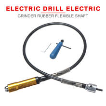 Electric Drill Electric Grinder Rubber Flexible Shaft 1m Lenght 6mm Axis Chuck Connector Grinder Power Drill Rotary Tool Accesso 2024 - buy cheap