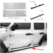 Металлический Боковой бампер противоскользящая пластина для 1/10 осевой SCX10 III AXI03007 Jeep Wrangler RC автомобильные аксессуары декоративные детали 2024 - купить недорого