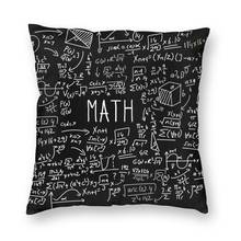 Math Science Pattern Cushion Cover Printing Geek Mathematics Floor Pillow Case for Living Room Cool Pillowcase Home Decorative 2024 - buy cheap