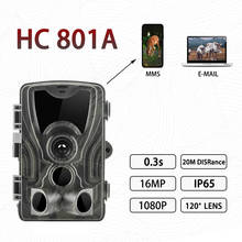 HC-801A камера для охоты 0,3 s триггер время с ночной версией фото Traps1 6MP 1080P IP65 камера для охоты на диких животных 2024 - купить недорого