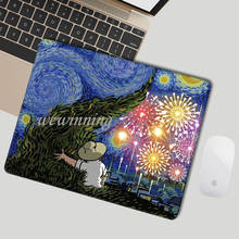 Desk Mats Pads Lovely Kawaii Cute Mouse Pad Van Gogh Waterproof Office Home Decoration Cup Mat Antislip Girls Boys Room 2024 - buy cheap