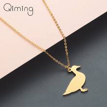 Lovely Duck Animal Necklaces Pendants Women Kids Baby Children Cute Fashion Jewelry Animal Gold Pendant Necklaces  2024 - buy cheap