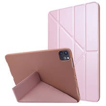 Caso fino Inteligente para iPad Mini 4 Tri-Fold Fique PU Couro Smart Cover Auto Sleep/Wake up para iPad mini Da Apple 4 Caso PC Rígido de Volta 2024 - compre barato