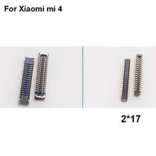 Conector fpc para xiaomi mi 4, conector para tela lcd, cabo flex, placa-mãe para xiaomi mi4, 2 peças 2024 - compre barato