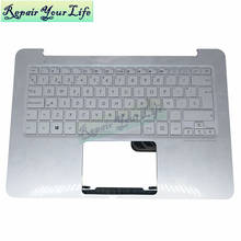 Испанская клавиатура для ноутбука ASUS Zenbook UX305 UX305FA UX305CA SP, испанская клавиатура, белая Подставка для рук 90NB06X2 R31SP0 3127SP00 2024 - купить недорого