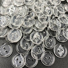 50 peças 12mm 2 buracos botões de plástico suprimentos de vestuário acessórios de costura pt140 2024 - compre barato