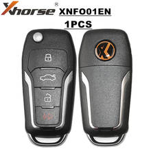Универсальный беспроводной дистанционный ключ XHORSE XNFO01EN, 1 шт./лот, 4 кнопки, для Ford (английская версия), для VVDI2 и VVDI Key Tool 2024 - купить недорого