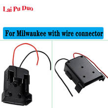 M18 18v Li-ion Battery DIY connector For Milwaukee Battery with cable battery Adapter pack  XC18 2024 - buy cheap