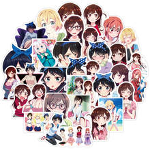 Adesivos fofos de anime peças, adesivo de meninas kawaii para laptop skateboard etiquetas de brinquedo diy 2024 - compre barato