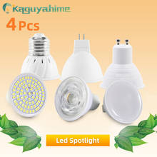 Kaguyahime-bombilla LED E27 MR16 GU10, foco de CA de 220V, SMD 2835, luz para el hogar de alto brillo, 4 Uds. 2024 - compra barato