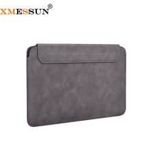 XMESSUN 2021 Leather Business Macbook Pro Laptop Clutch Fashion Apple Computer Envelope Bag Briefcase Notebook Case XMS278 2024 - buy cheap