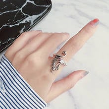 Summer Bohemian Ethnic Peacock Ring For Women Female Fashion Finger Rings Korean Rings Girl Party Gift Gothic Jewelry 2024 - buy cheap