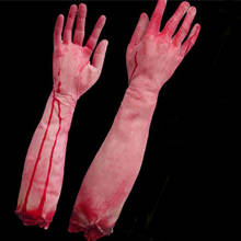 Horror Scary Broken Feet Blood Horror Broken Hand  Decoration Severed Latex Bloody Fake Feet  Prop Party Decoration Christmas 2024 - buy cheap
